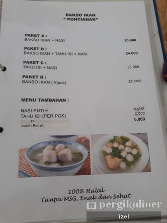 Foto Menu di Bakso Ikan Pontianak