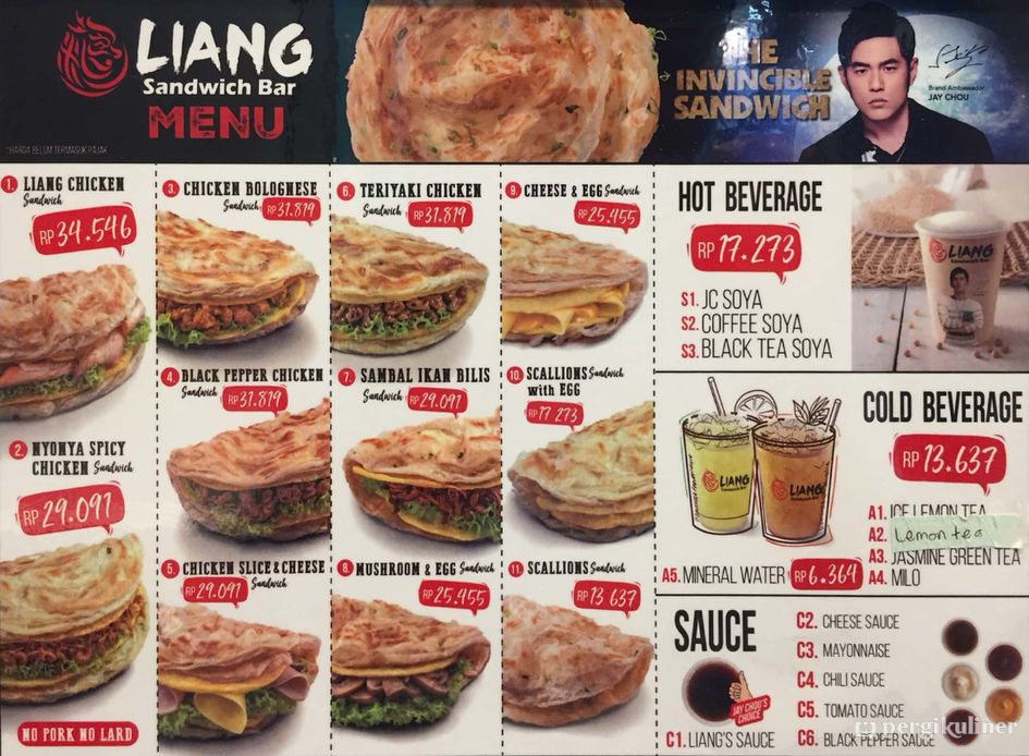 Selalu Diperbarui Menu Liang Sandwich Bar Slipi