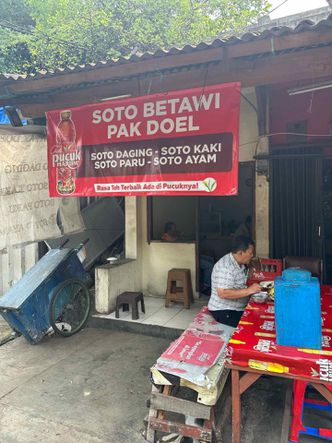 Foto Makanan di Soto Betawi Pak Doel