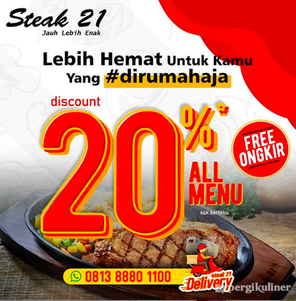 #dukungresto #kompilasi #bebasongkir di Steak 21