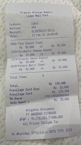 Foto Makanan di Francis Artisan Bakery