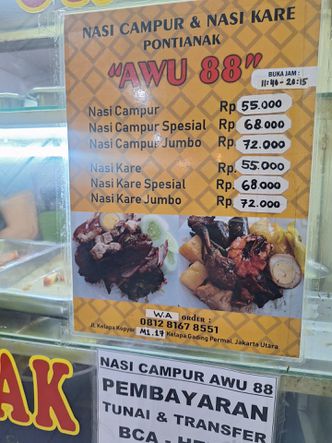 Foto Makanan di Nasi Campur & Nasi Kare Awu 88