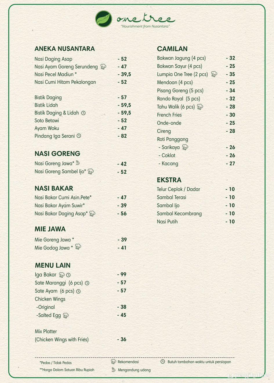 selalu-diperbarui-menu-one-tree-senopati