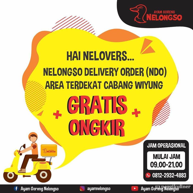 #dukungresto #kompilasi #bebasongkir di Ayam Goreng Nelongso