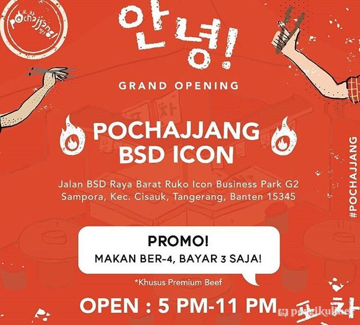 Grand Opening Promo di Pochajjang Korean BBQ