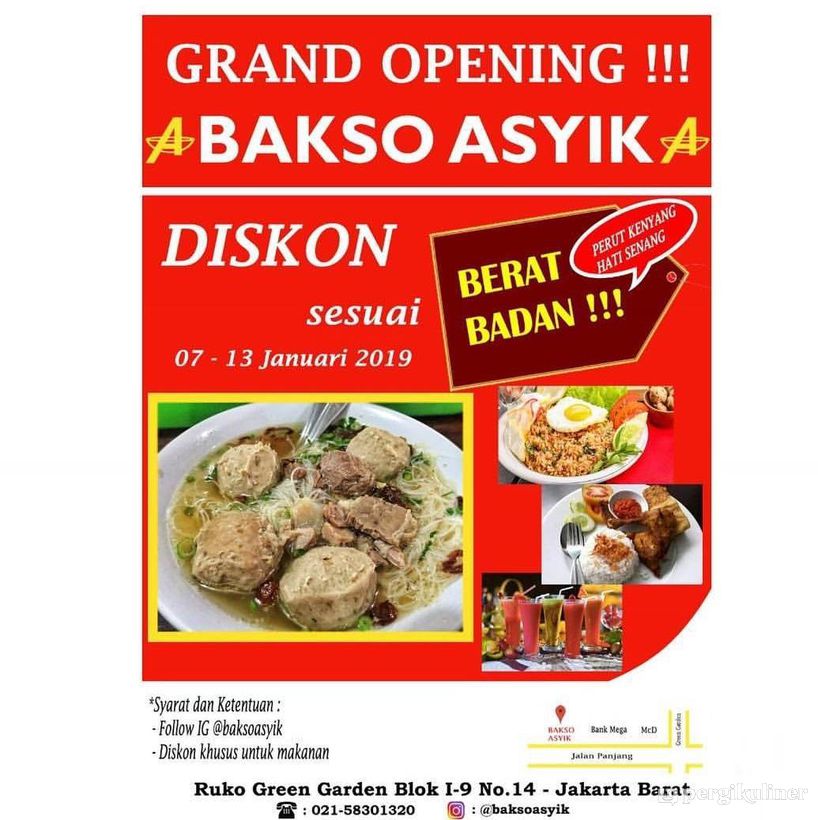 Grand Opening Promo di Bakso Asyik