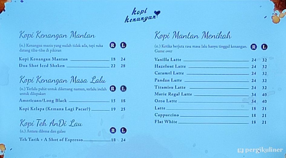 Selalu Diperbarui Menu Kopi Kenangan Gayungan Surabaya