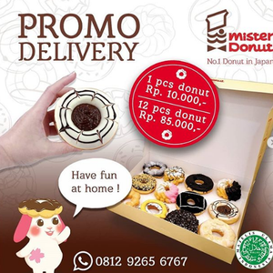 #dukungresto #kompilasi #bebasongkir di Mister Donut