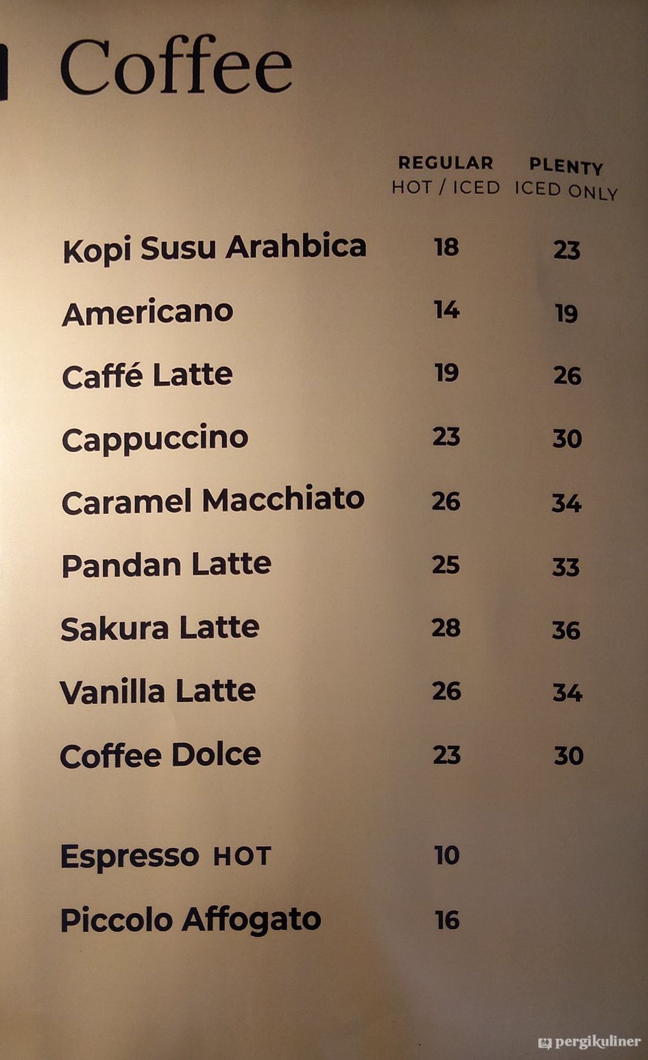 Selalu Diperbarui Menu Arah Kopi Bintaro Tangerang