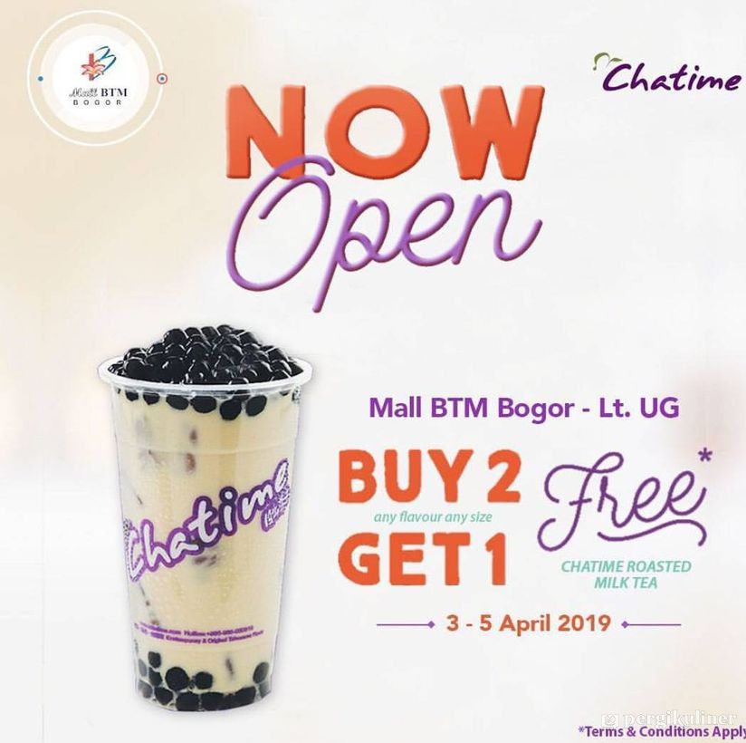 Grand Opening Promo di Chatime