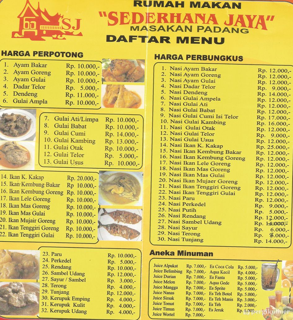 Selalu Diperbarui Menu Sederhana Jaya Daan Mogot