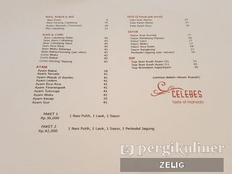 Foto Menu di Celebes