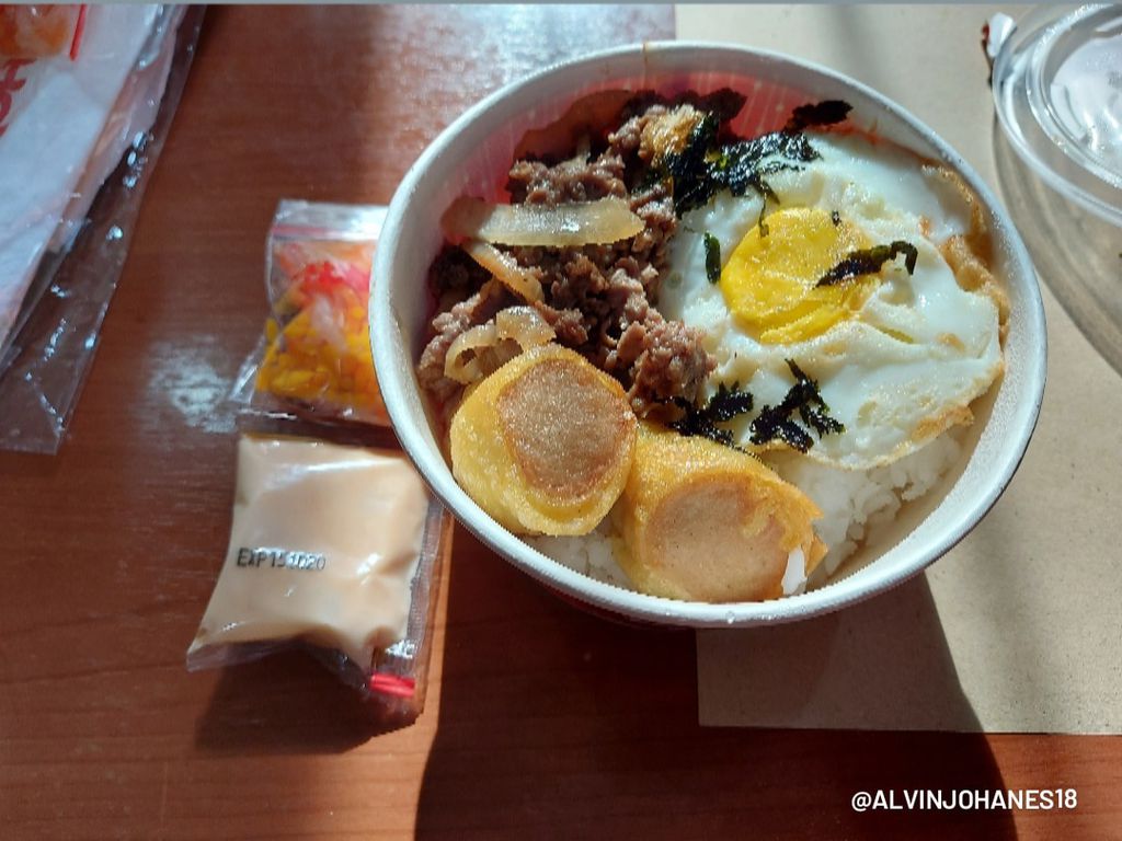 Rice Bowl Ala Hokben Review Alvin Johanes Di Restoran Hokben Hoka Hoka Bento Delivery Pesanggrahan