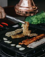 Foto Makanan di Flaming Mr Pig