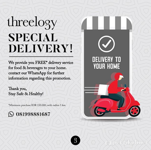 #dukungresto #kompilasi #bebasongkir di Threelogy Coffee