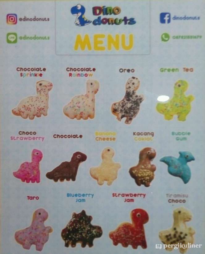 Selalu Diperbarui Menu Dino Donuts Pasir Koja Bandung