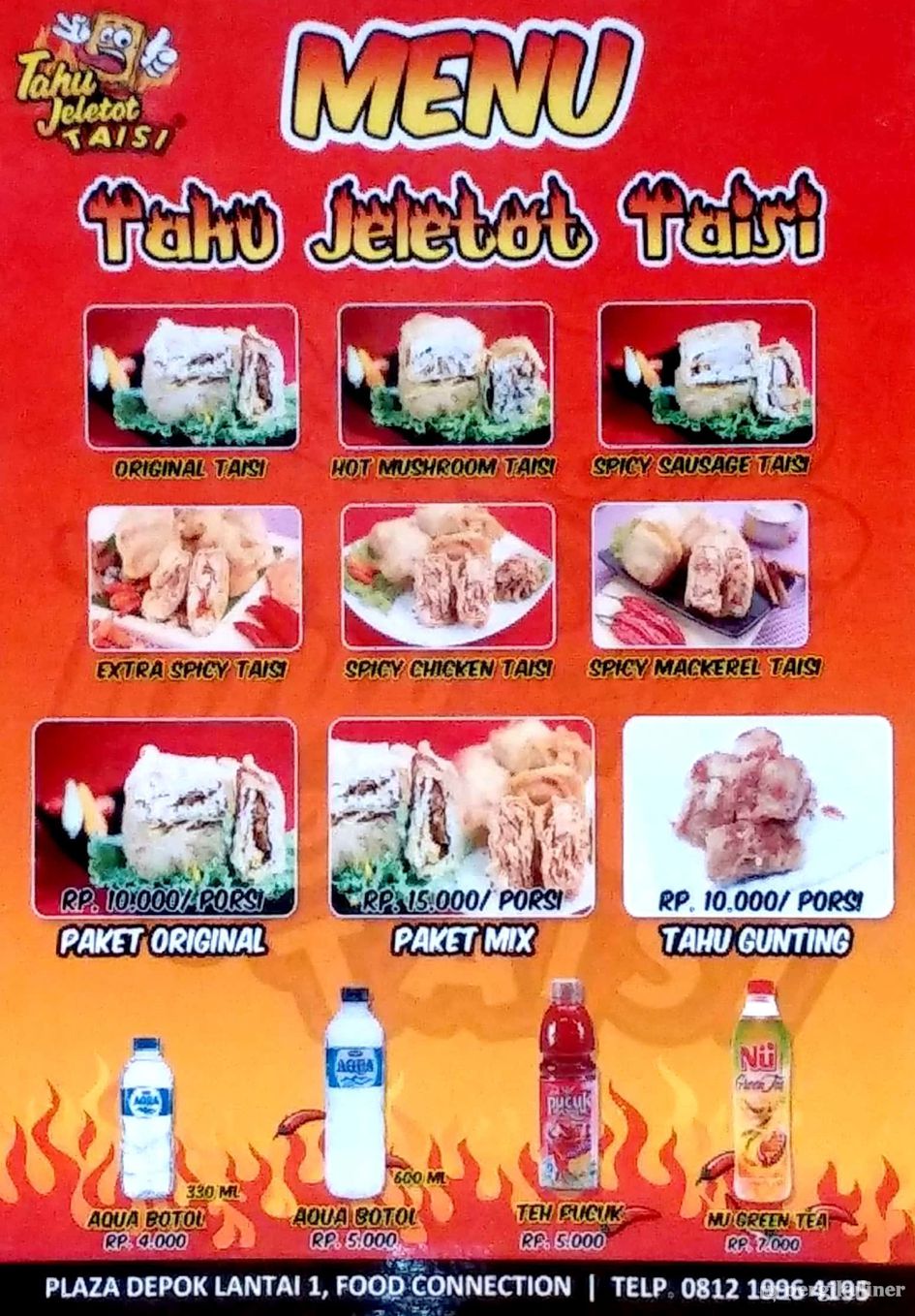 Selalu Diperbarui Menu Tahu Jeletot Taisi Pancoran Mas Depok