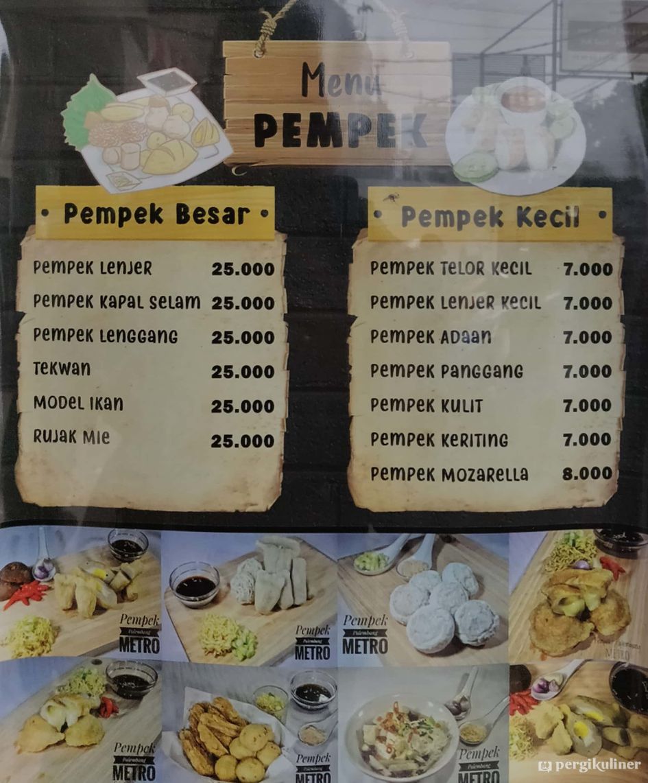 Selalu Diperbarui Menu Pempek Palembang Metro Puri