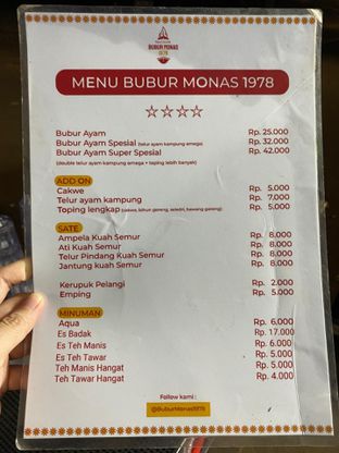 Foto review Bubur Monas Gandaria 1978 oleh Nikita Marcia 5