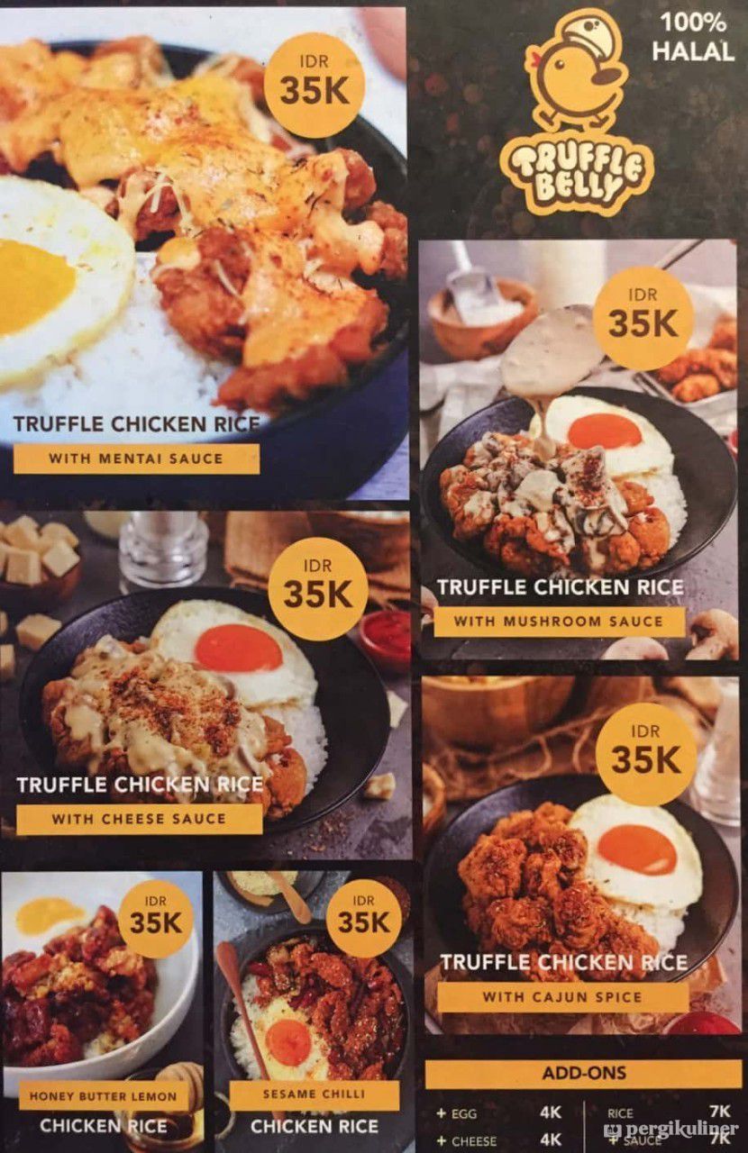 Selalu diperbarui! Menu Truffle Belly, Muara Karang