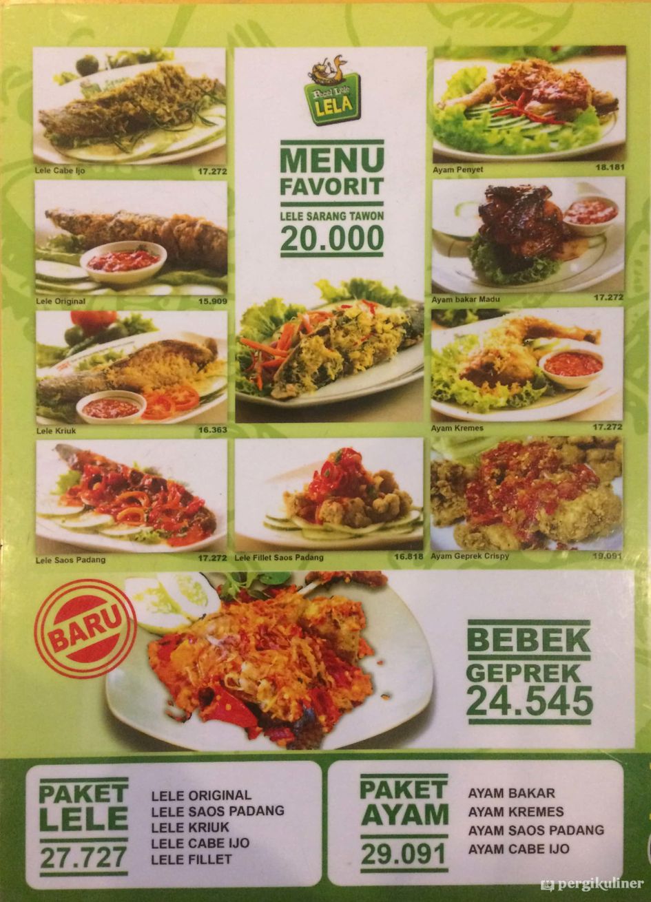 Selalu Diperbarui Menu Pecel Lele Lela Depok Ii Tengah Depok