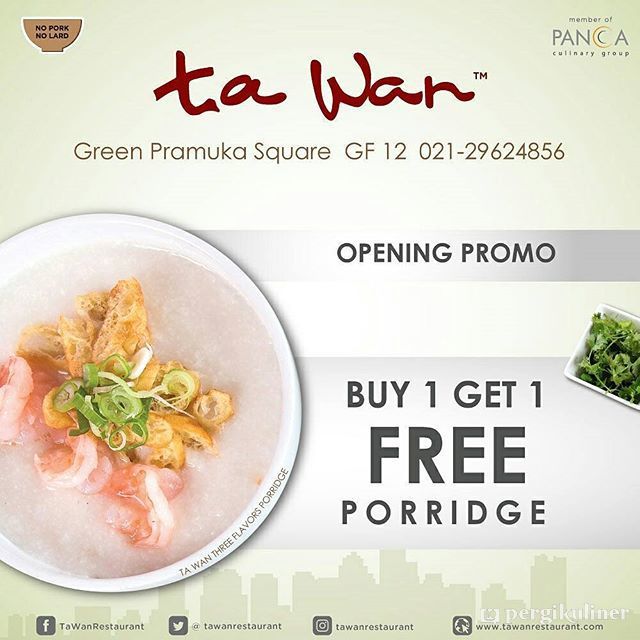 Buy 1 Get 1 Free di Ta Wan