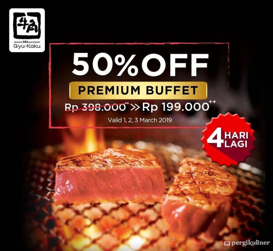 50% - Grand Opening Promo  di Gyu Kaku