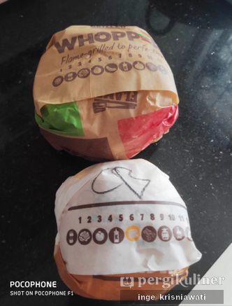 Foto Makanan di Burger King