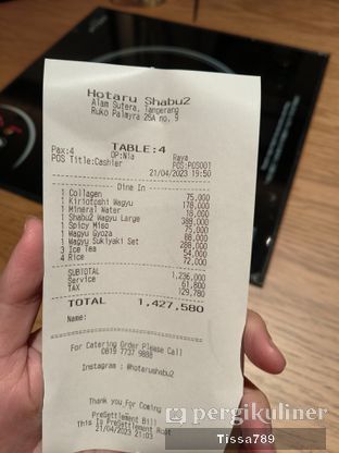 Foto review Hotaru Shabu Shabu oleh Tissa Kemala 7