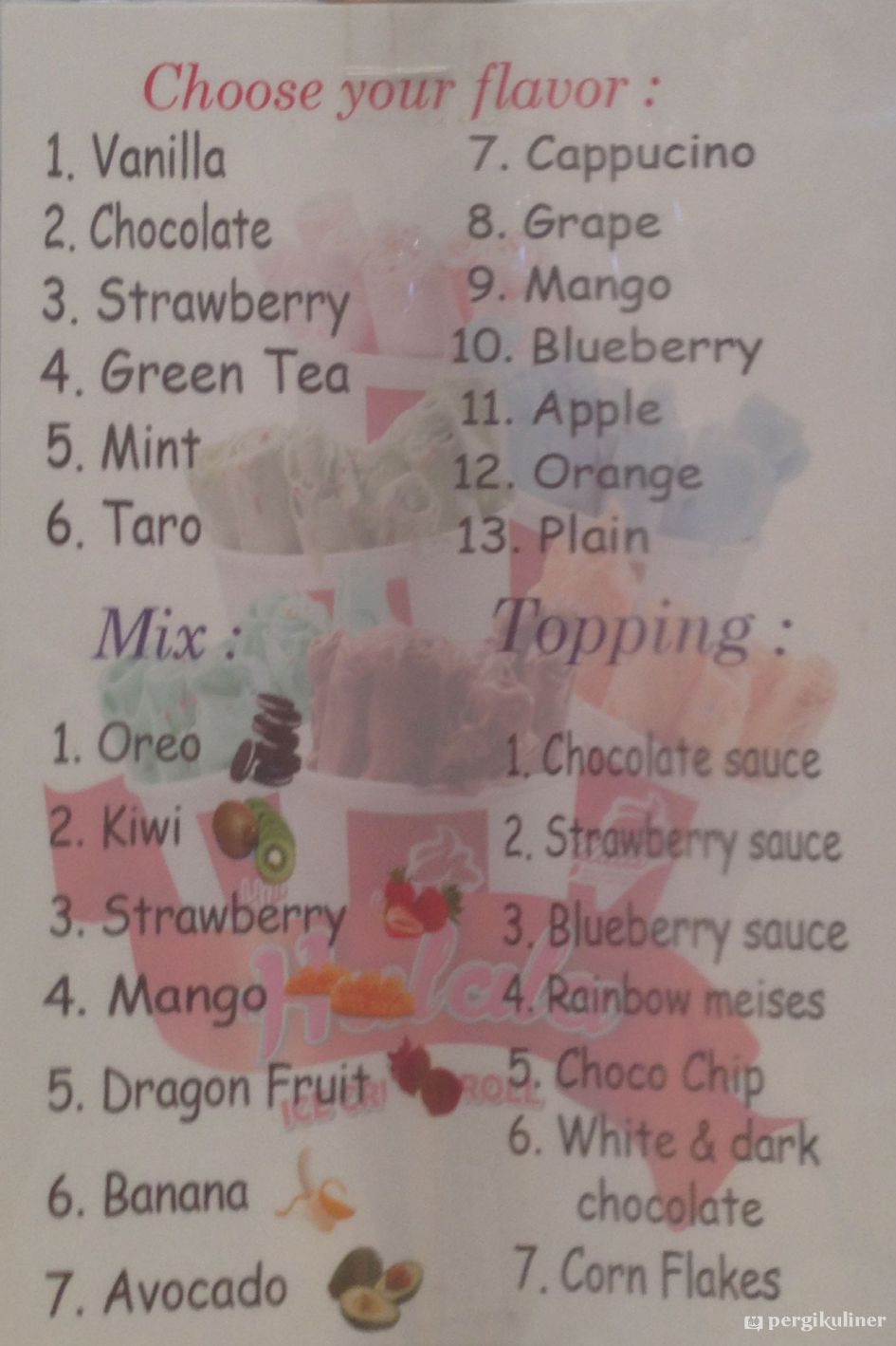 Selalu Diperbarui Menu Hulala Ice Cream Roll Kelapa Gading