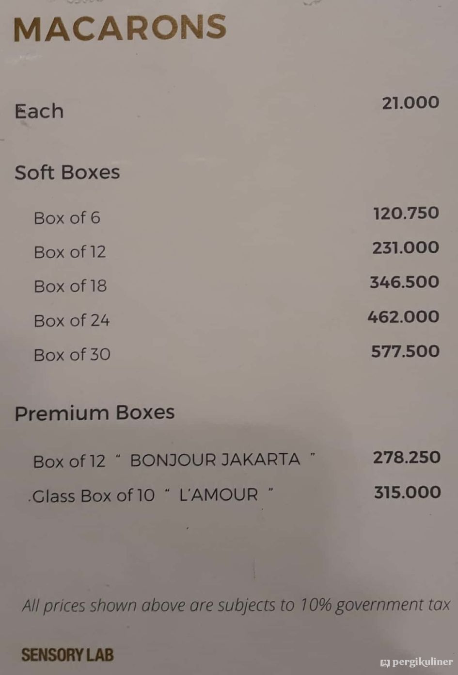 Selalu Diperbarui Menu La Maison Kelapa Gading