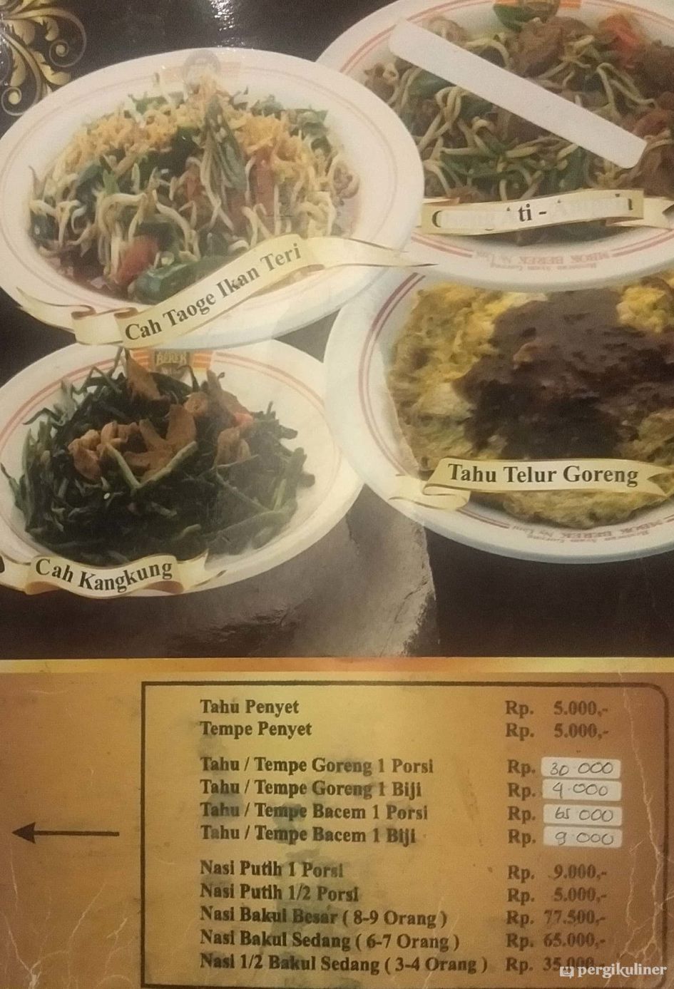 Selalu diperbarui! Menu Ayam Goreng Mbok Berek Ny. Umi, Pondok Indah