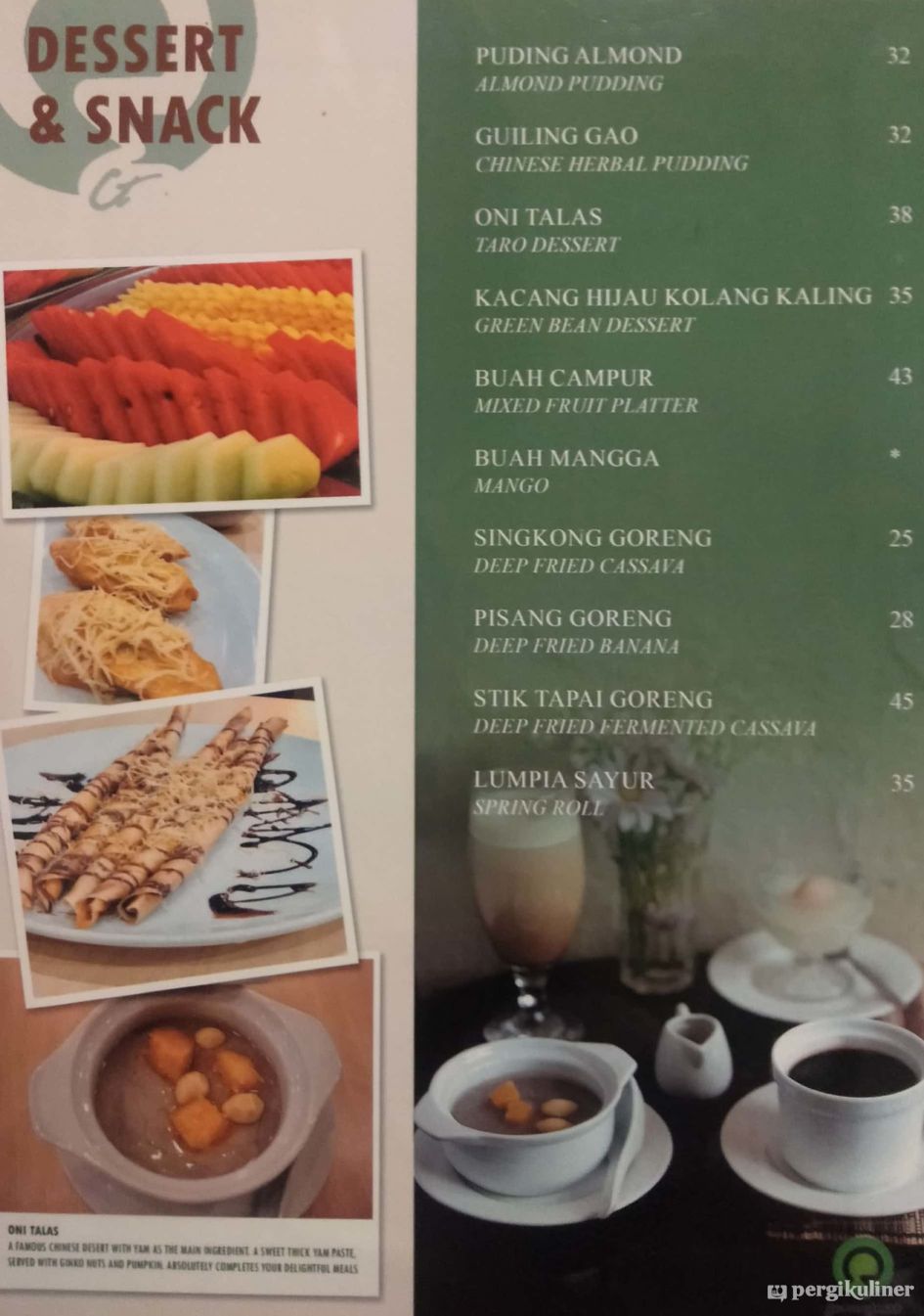 Selalu diperbarui! Menu Gunung Mas, SCBD