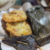 Foto Perkedel Jagung, Paru, Pepes Ayam di RM Saung Pangasoan Restu Ibu