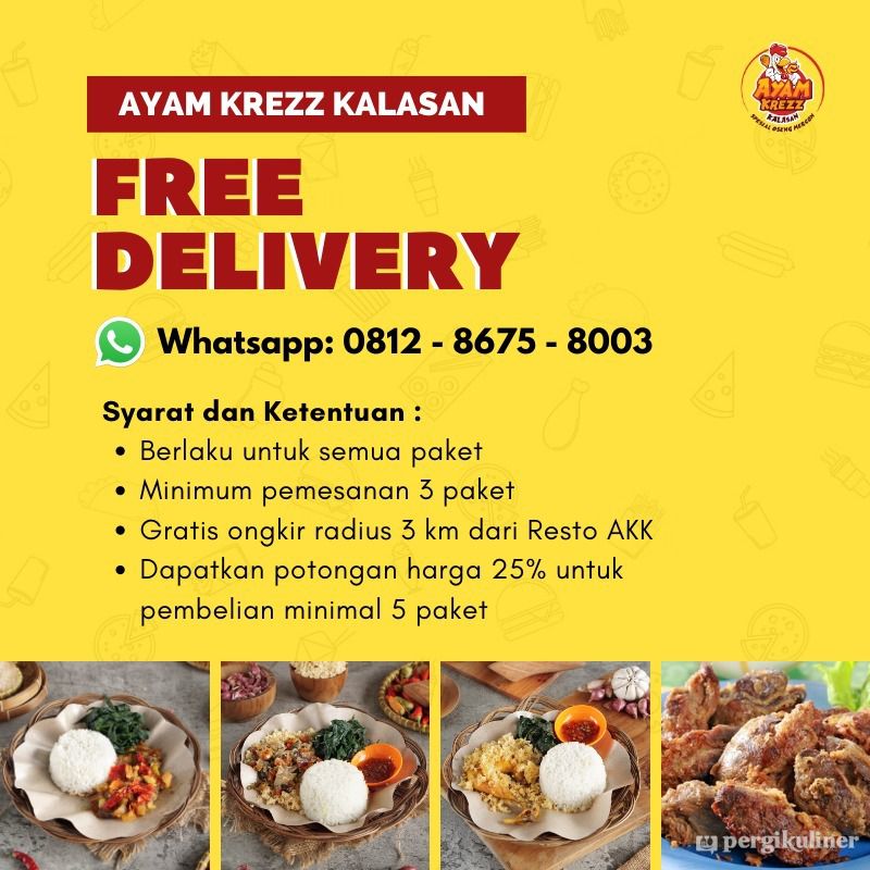 #dukungresto #kompilasi #bebasongkir di Ayam Krezz Kalasan