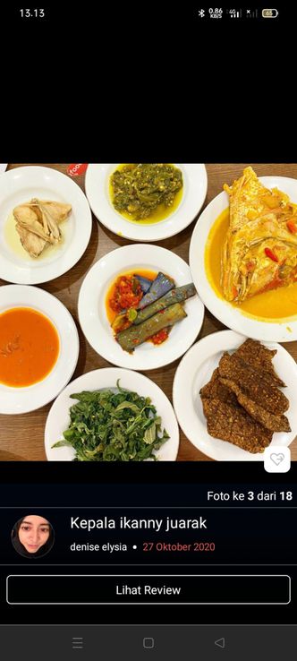 Foto Makanan di REST0RAN SEDERHANA