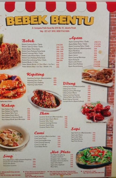 Bebek Bentu Mantap Review Gun Wiguna Di Restoran Bebek Bentu Cempaka Putih