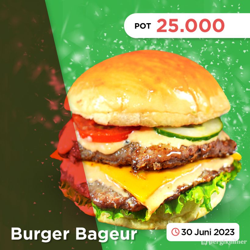 KUPON dari PergiKuliner di Burger Bageur