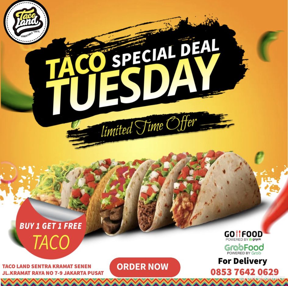 Selalu diperbarui! Menu Taco Land, Kemang