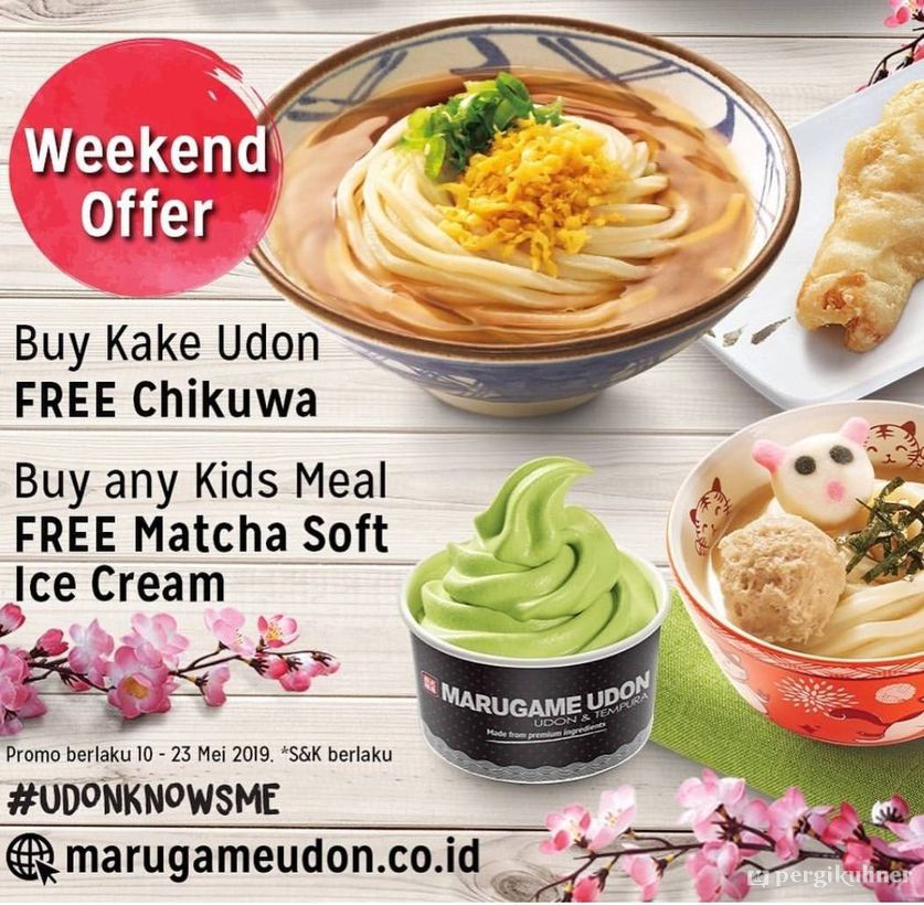 Weekend Promo di Marugame Udon