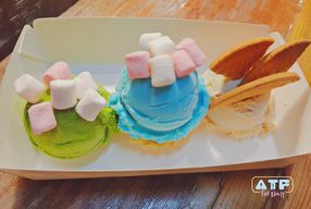 Foto Glasch Nitrogen Ice Cream