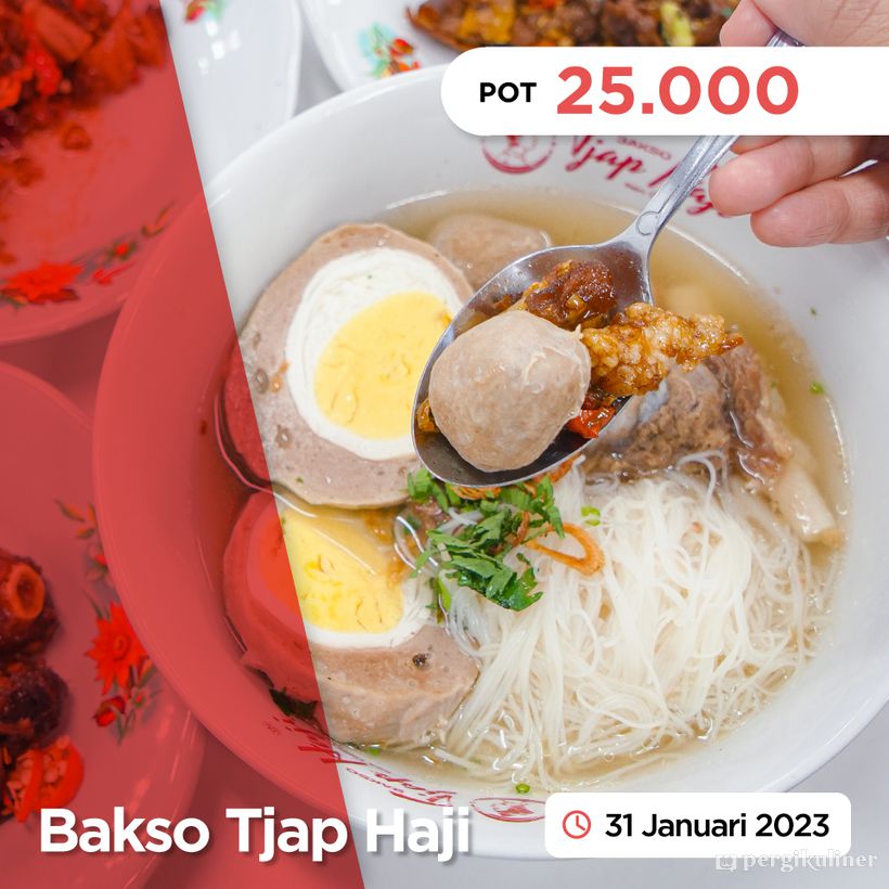 KUPON dari PergiKuliner di Bakso Tjap Haji