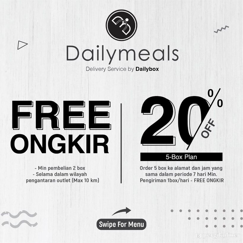 #dukungresto #kompilasi #bebasongkir di Daily Box