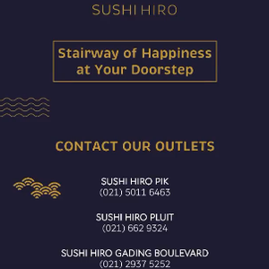 #dukungresto #kompilasi #bebasongkir di Sushi Hiro