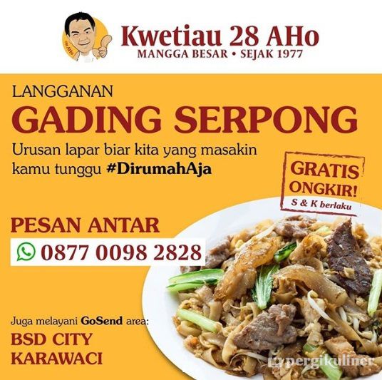 #dukungresto #kompilasi #bebasongkir di Kwetiau 28 Aho