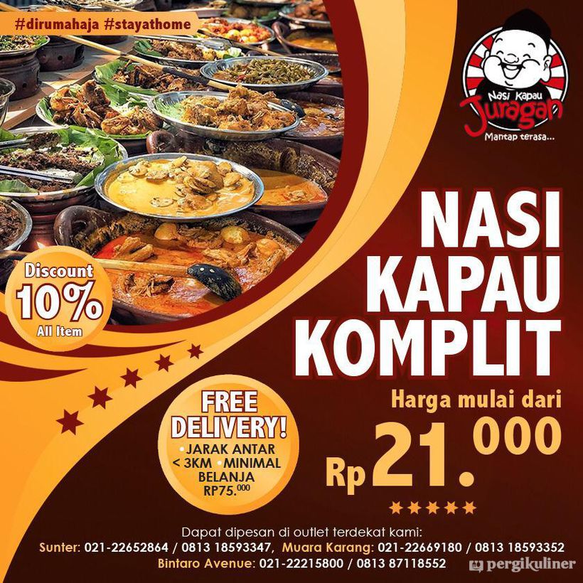 #dukungresto #kompilasi #bebasongkir di Nasi Kapau Juragan