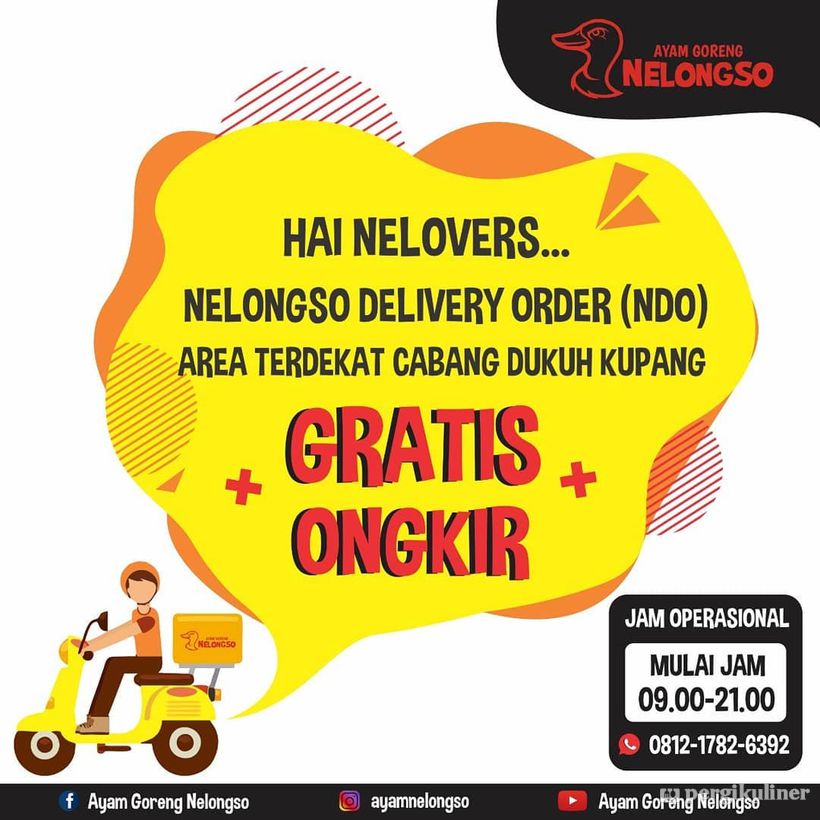 #dukungresto #kompilasi #bebasongkir di Ayam Goreng Nelongso