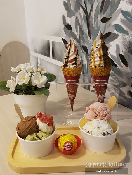 Gambar Makanan Ice Cream - Gambar Hitam HD