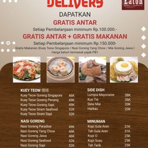 #dukungresto #kompilasi #bebasongkir di Eaton Bakery and Restaurant