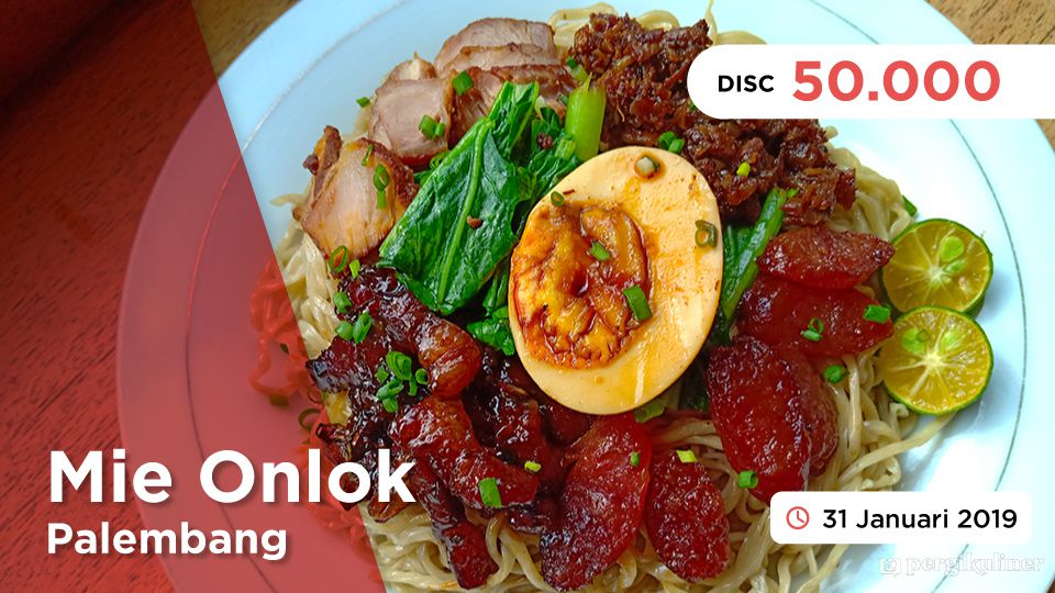 KUPON dari PergiKuliner di Mie Onlok Palembang